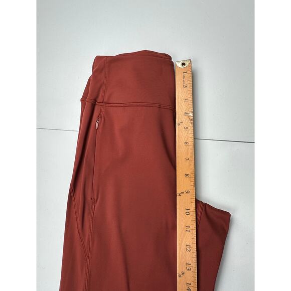 Athleta Pants Womens Extra Small Brown Distance Jogger Pockets Stretch Workout - Picture 11 of 14